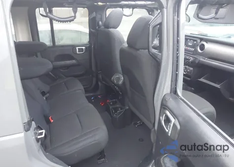 2020 Jeep Wrangler Unlimited Sahara 4X4 z USA, uszkodzony, nr VIN 1C4HJXEG8LW335930